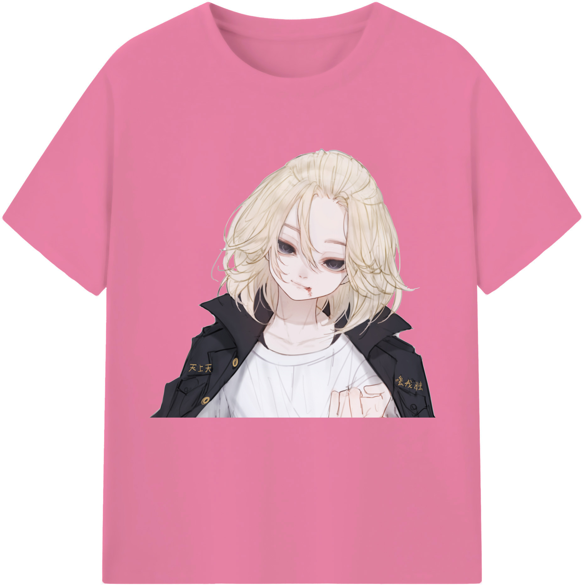（画像用） 東京リベンジャーズ Tokyo Revengers 綿100％半袖Tシャツ（フロントプリント）